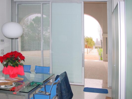 Porta a vetrata scorrevole - abitazione