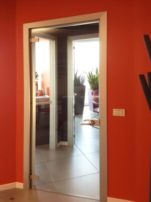Porta a vetri - edificio