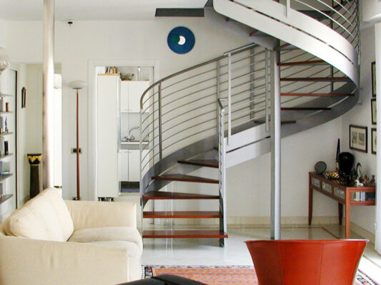 Scala a chiocciola - abitazione