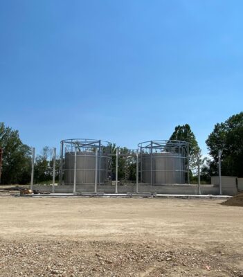 Carpenteria per impianti antincendio (serbatoi VAM)